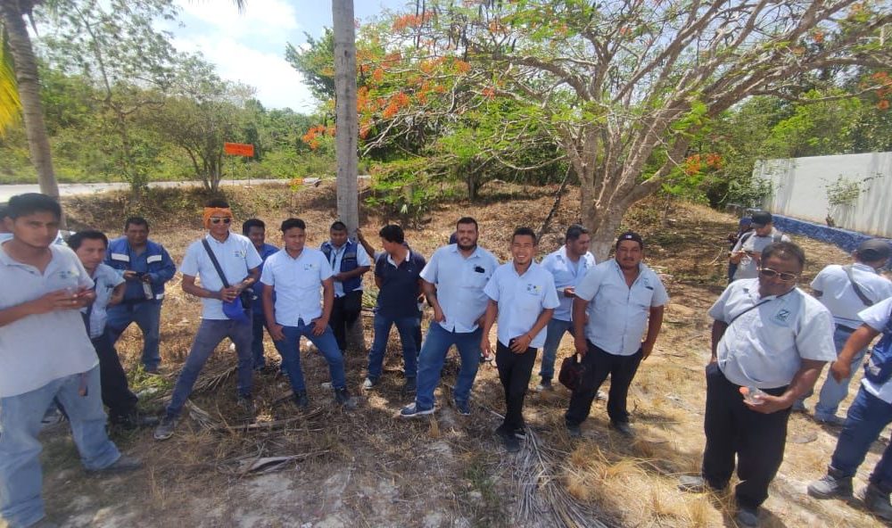 Trabajadores realizan paro laboral en Zeta Gas tras no recibir utilidades  en Playa del Carmen