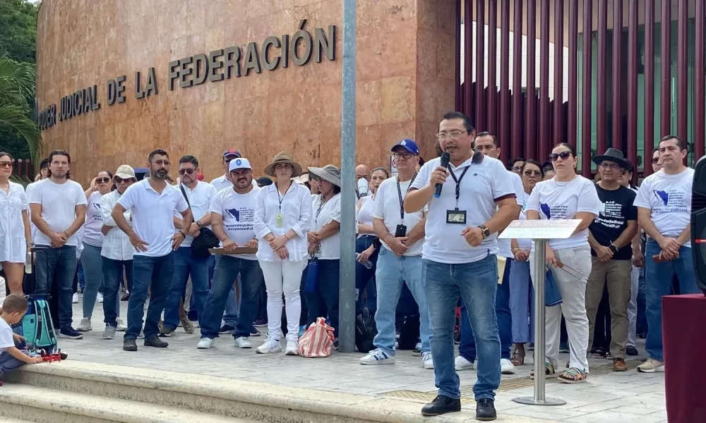 Tras dos meses de paro, trabajadores del Poder Judicial en Quintana Roo ...